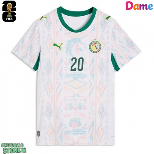 Senegal Habib Diallo #20 Replika Hjemmebanetrøje Dame VM 2026 Kortærmet